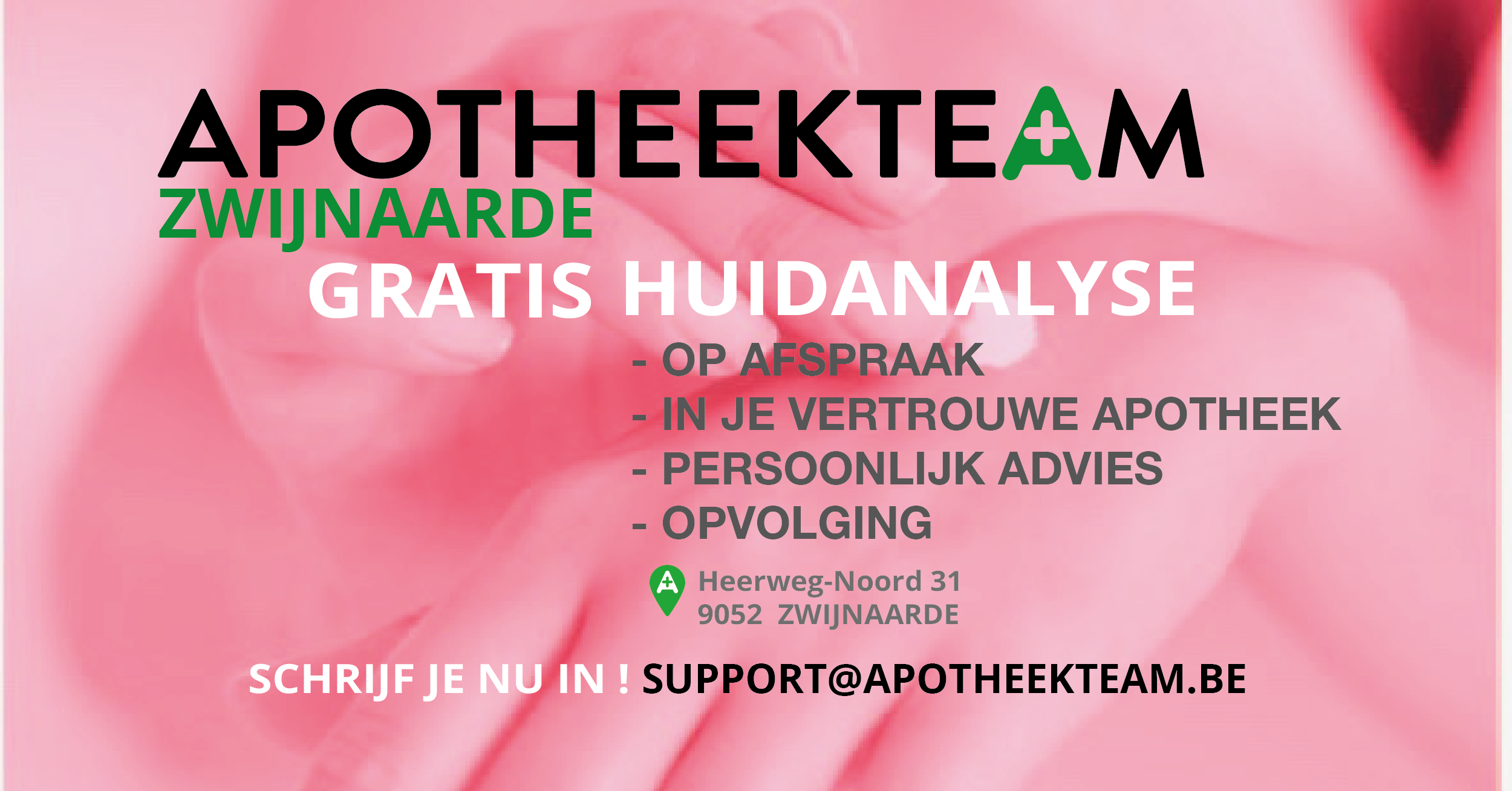 Gratis huidanalyse bij Apotheekteam